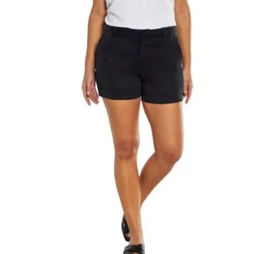 Banana Republic Womens Black Classic Chino Shorts Size 6